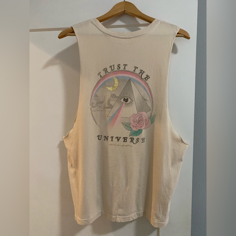 SPIRITUAL GANGSTER TRUST THE UNIVERSE TANK | L | BEIGE